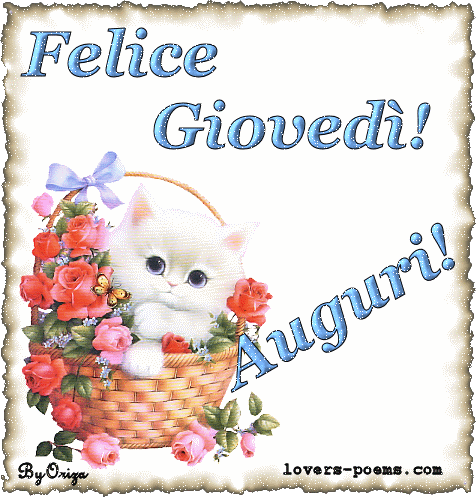 GIF Buon Giovedì e Felice Giornata a tutti - top10immagini.it